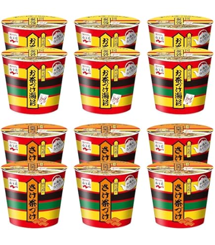 Amazon.co.jp: 永 谷 園 カップ入り さけ茶づけ 28.2g×6個セット+ お茶
